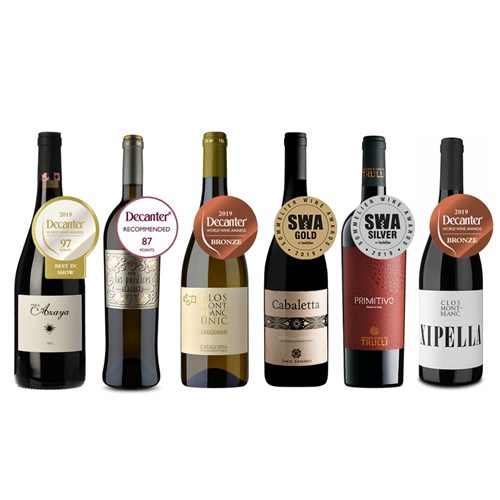 Award Winners Case of 6 Wines - Top Choice